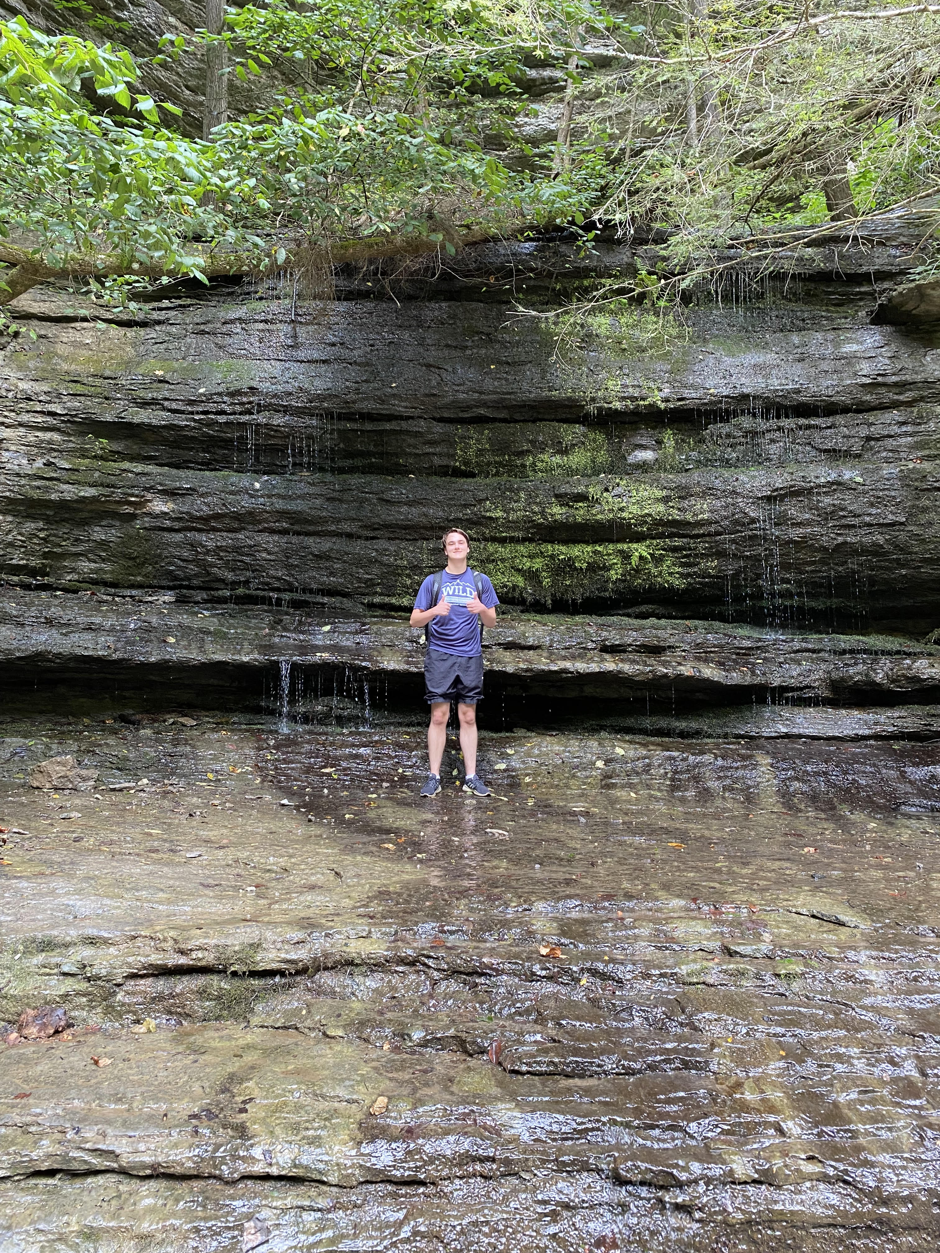 A Picture of me in front of a waterfall